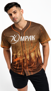 เสื้อเบสบอลแบบซับลิเมชั่นสำหรับผู้ชาย ผลิตขึ้นเพื่อความทนทาน สวมใส่สบาย และให้ลุคแบบมืออาชีพ - Product Image 2