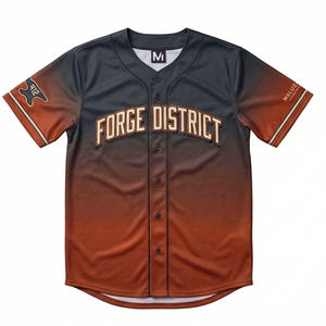 Maillot de baseball professionnel style streetwear, vêtements de sport respirants, uniforme d'équipe par sublimation MALUZA INDUSTRIES - Product Image 1