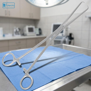 Pince à tenacules Pozzi, instrument chirurgical pour salle d'opération, certifiée CE, classe I, outil manuel - Product Image 4