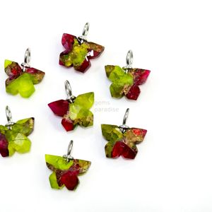 Colgante de Mariposa de Turquesa Verde Mohave AAA con Rubí, Plata 925, Tallado a Mano, para Fabricación de Joyas, Colgante de Turquesa AAA - Product Image 5