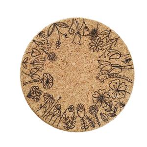 Sous-verre rond en bois de luxe, art mandala, découpe au laser, pour table à manger, hôtels, cafés, décoration intérieure - Product Image 2