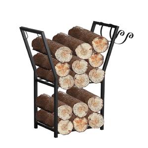 Porte-bois en métal au design moderne, parmi les plus vendus, pour le rangement du bois, avec couleur et dimensions personnalisables pour jardin et foyer domestique - Product Image 2