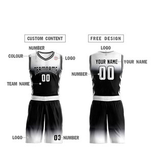 Créez votre propre uniforme de basket-ball avec logo personnalisé à prix de gros - Uniforme de basket-ball en promotion - Product Image 3