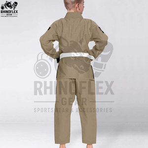 Uniformes de Artes Marciales Mixtas para Niños, Estilo Bjj Jiu Jitsu, Tejido de Perlas, Estilo Tatami, Estilo Shoyoroll, para Entrenamiento de Grappling - Product Image 6