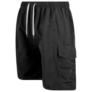 Men Waterproof Breathable Quick Dry Swim Trunks Cargo Shorts Streetwear Black Mesh Liner Polyester Shorts - Product Image 5