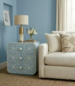 Tiroir haut de gamme avec incrustations, fait main, avec tiroir de rangement intégré, disponible au prix de gros - Product Image 5