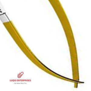 Portaagujas Castroviejo de Carburo de Tungsteno y Acero Inoxidable, Instrumento Quirúrgico Oftálmico Reutilizable y Autoclavable - Product Image 3