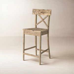 Home Furniture <b>Bar</b> Chair for Restaurant <b>Set</b> Furniture Contemporary <b>Stool</b> with Teak Wooden Frame Material - Product Image 3
