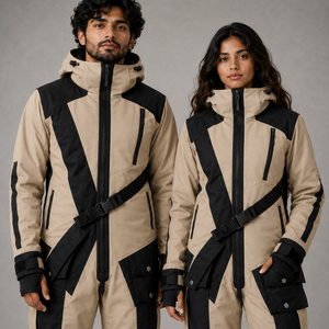 Custom Unisex Heavy Duty Ski Suit Thermal Waterproof Snow Jacket and Bib <b>Pants</b> Wholesale Winter Wear Manufacturer Supplier - Product Image 2