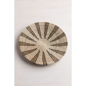 Modern Grass Wall Basket Decor Eco-Friendly Round Woven Wall Art For Living Room Natural <b>Hanging</b> Decorative Wall Basket - Product Image 4