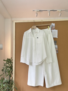 SUBICI 4101115 <b>Women's</b> <b>Long</b> Sleeve Cotton Twill Shirt Classic Flap Pocket Casual <b>Blouse</b> Free Size Wholesale - Product Image 4