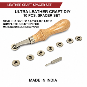 Premium <b>Leather</b> Craft Spacer Set for Precise <b>Leather</b> Marking & Stitching | Professional Leatherworking <b>Tool</b> for DIY And Handmade - Product Image 1