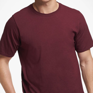 Custom 210gsm Knitted Eco-Friendly Graphic Tee for <b>Men</b> Oversized Polyester/Cotton Heavyweight Printed T-Shirt - Product Image 2