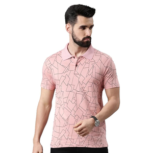 Chemises polo imprimées pour hommes, design classique, personnalisées, confortables, manches courtes, coupe ajustée. - Product Image 5