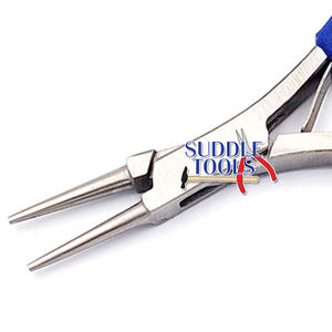 Alicates de Punta Redonda Finos y Delgados con Mordazas en Forma de O para Joyería, Fabricación de Joyas, Orfebrería, Óptica, Reparación de Monturas de Gafas - Product Image 1