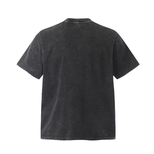 Unisex Short Sleeve Summer Custom 3D logo Heavyweight 100% Cotton Custom High Quality Knitted Fabric Screen Printed Quick Dry - Product Image 2