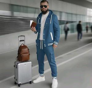 Pantalon de jogging intégral pour homme en coton 100% à séchage rapide et écologique pour l'hiver - Product Image 2