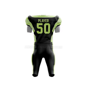 Ensemble d'uniformes de football américain de haute qualité au design moderne, respirant, en polyester, adapté à l'entraînement et aux activités de plein air - Product Image 6