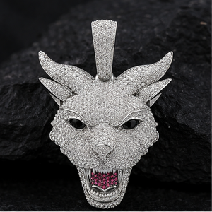 Luxury 925 Silver Iced Fine Jewelry Pendants Charms Custom <b>Cat</b> Animal Face Moissanite Children's Hiphop Unisex Perfect <b>Gift</b> idea - Product Image 5