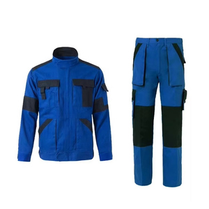 Uniformes de travail professionnels violets OEM/ODM – Vêtements de sécurité industriels robustes avec veste et pantalon assortis - Product Image 3