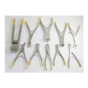 Professional Orthopedic Pin and Wire Cutter <b>Set</b> 11Pcs TC Jaw Surgical <b>Pliers</b> Pin and Wire Cutter <b>Set</b> - Product Image 1