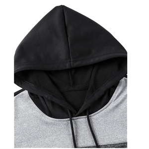 Sudadera con Capucha para Hombre, Diseño Color Block, Corte Regular, Estilo Casual para Otoño, Tejido de Poliéster y Algodón, Transpirable - Product Image 3