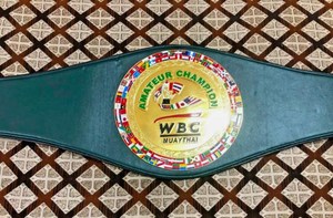 เข็มขัดแชมป์ WBC MMA สำหรับมือสมัครเล่น ทำจากโลหะผสมสังกะสี น้ำหนักเบา ทรงสูง เหมาะสำหรับผู้ใหญ่ทั้งชายและหญิง - Product Image 3
