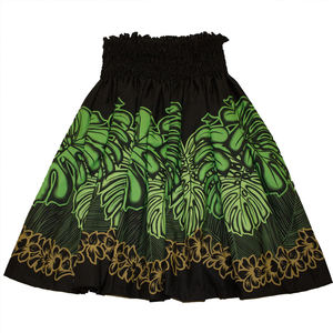 Falda Maxi Hawaiana para Mujer, Falda de Playa con Estampado Floral Tropical, Ligera, Informal, para Vacaciones de Otoño, Bordada, 100% Algodón - Product Image 1