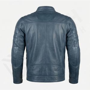 Chaqueta de Motociclista de Cuero Genuino para Hombre de la Mejor Calidad, Nueva Colección de Invierno, Chaquetas de Motocicleta con Protecciones Desmontables Personalizadas - Product Image 2