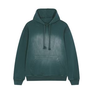 Sudadera con Capucha Oversize Unisex Negra de la Mejor Calidad 2026, Tejida en Algodón 100% Ecológico de 300 g/m², con Logotipo Personalizado, Venta al por Mayor para Hombre - Product Image 1
