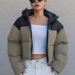 Nouvelle veste matelassée pour femme avec logo personnalisé, vêtements de sport d'hiver, vêtements de sport personnalisés, vestes matelassées personnalisées pas chères - Product Image 1