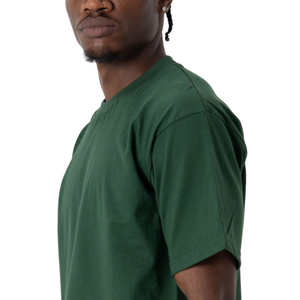 Camiseta de Hombre 100% Algodón, Corte Holgado, Tela de Felpa, Color Sólido, con Opciones de Logotipo y Color Personalizados, Alta Calidad, Precio Razonable - Product Image 3