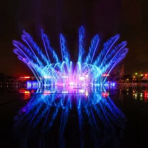 Large Outdoor <b>Magic</b> Decorative Lighted Music Dancing Water Fountain on the Lake - Product Image 2