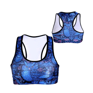 Soutien-gorge de sport imprimé par sublimation pour femme – Tenue de sport, gym, course, yoga – Coupe flexible et respirante - Product Image 1