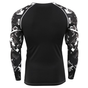 Full Sleeve Customizable High Quality Compression Rash Guard for MMA <b>BJJ</b> Men - Product Image 3