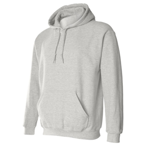 <b>Men's</b> <b>Grey</b> Hooded <b>Sweatshirt</b> Regular Fit Cotton Fleece Casual Pullover With Front Pocket Autumn Wear - Product Image 1
