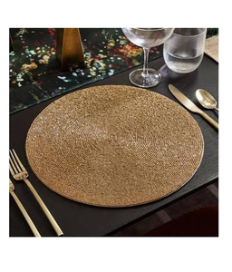 Napperons de Noël brodés de perles, sous-plats décoratifs pour la maison, les mariages et les fêtes - Product Image 3