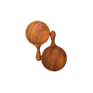 ช้อนไม้สักทำมือ ช้อนไม้ธรรมชาติสำหรับทำอาหาร ผสมอาหาร และเสิร์ฟ ทนทาน ใช้งานได้นาน ผลิตในเวียดนาม ขายส่ง - Product Image 1