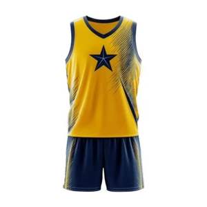 Uniforme de Baloncesto sin Mangas Transpirable de Alta Calidad, Color y Logotipo Personalizados, 100% Poliéster, Impresión por Transferencia de Calor, Servicio OEM - Product Image 6