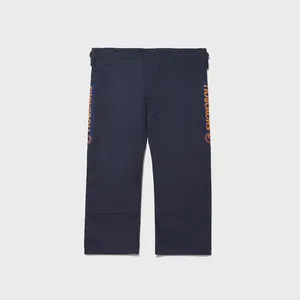 Kimono de Jiu-Jitsu Shoyorol Fighter Gi de qualité supérieure, couleur bleue, logo personnalisé, uniforme de BJJ brésilien, 100 % coton - Product Image 6