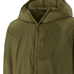 Premium Eco-Friendly Unisex Full Zip Waterproof <b>Hooded</b> Bomber <b>Jacket</b> Winter Windbreaker Lightweight Plus Size Outdoor Work - Product Image 5