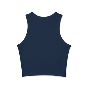 เสื้อกล้ามทรง Racerback สำหรับผู้หญิง ผ้าถัก พิมพ์ลายด้านหน้า คอกลม แขนกุด น้ำหนักเบา ทรงเข้ารูป ผ้าริบ แต่งขอบ  ลำลอง สไตล์ครอป เหมาะสำหรับใส่ไปเที่ยวคลับ - Product Image 4