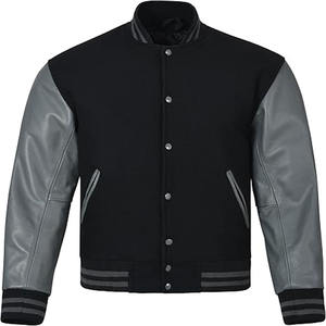 Veste de sport décontractée de style universitaire, veste de baseball, vêtements grande taille pour hommes - Product Image 1