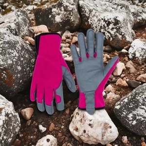 Gants de travail d'été en cuir de mouton rose de haute qualité pour femmes, légers, imperméables et respirants pour le cyclisme et la moto - Product Image 1