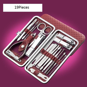 manicure pedicure set professional compact care set manicure pedicure set nail care storage kit manicure pedicure set - Product Image 3