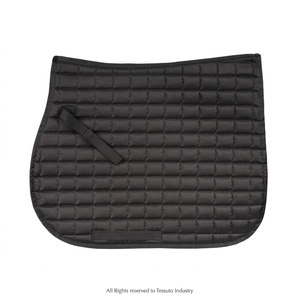 Tapis de selle équestre matelassé avec logo personnalisé, fabricant en gros OEM ODM, numnah d'équitation de haute qualité - Product Image 1