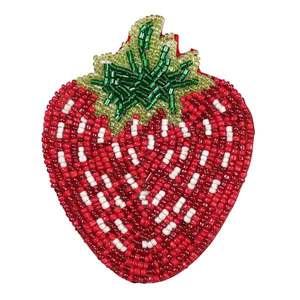 Patch décoratif artisanal en perles de rocaille pour projets de couture, patch brodé perlé tendance pour la personnalisation de vêtements - Product Image 6