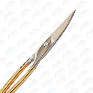 Tijeras para cutículas de manicura personalizadas al por mayor, acero inoxidable chapado en oro medio para aplicaciones de uñas, herramienta de belleza elegante - Product Image 4