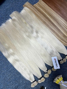 Extensiones de Cabello Humano Virgen Vietnamita al Por Mayor, de Alta Calidad, 100g, 28 Pulgadas, Color Marrón Natural, Rizado, Súper Doble - Product Image 6