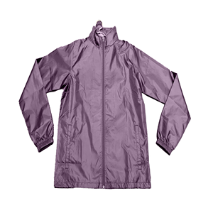 Veste décontractée coupe-vent pour homme, couleur unie, manches régulières, col montant, fermeture éclair, polyester, vêtement d'automne - Product Image 2